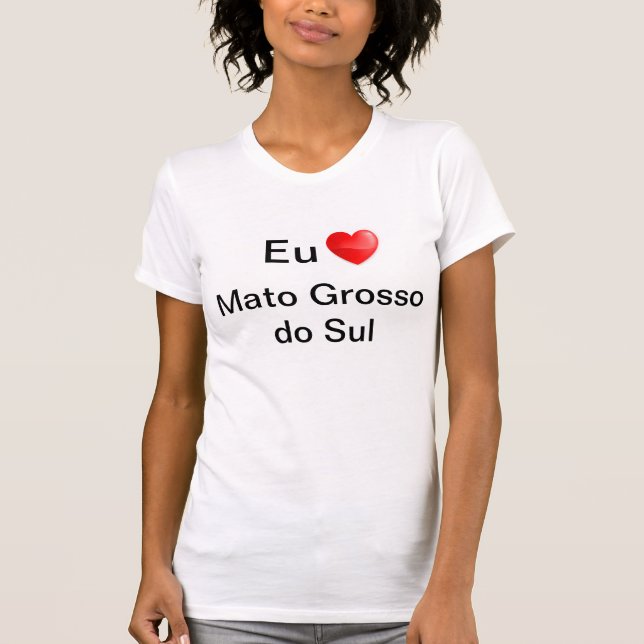 Camiseta Mato Grosso do Sul Brasil (Anverso)