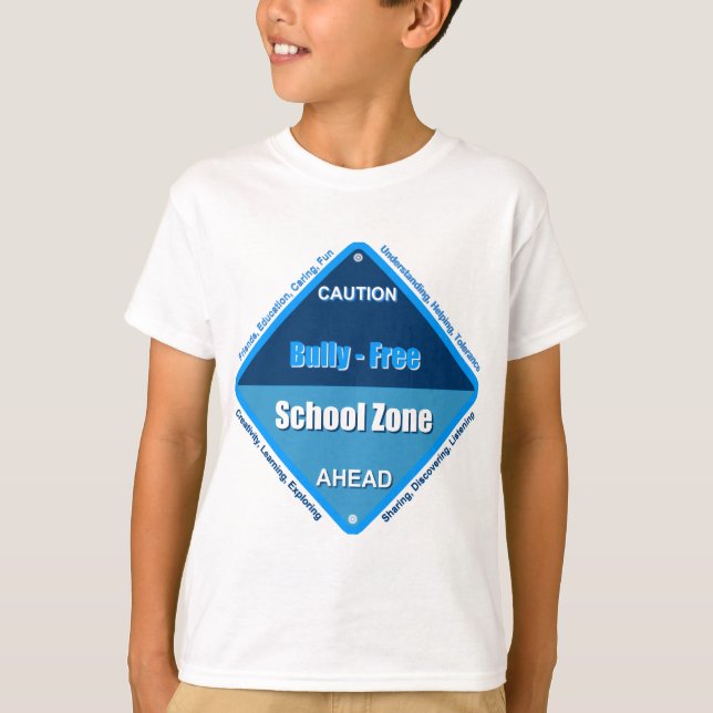 Camiseta Matón - zona de la escuela libre (Anverso)