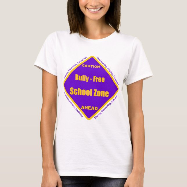 Camiseta Matón - zona de la escuela libre (Anverso)