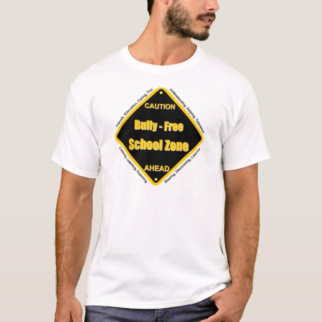 Camiseta Matón - zona de la escuela libre (Anverso)