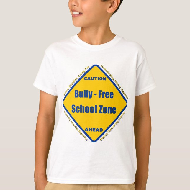Camiseta Matón - zona de la escuela libre (Anverso)