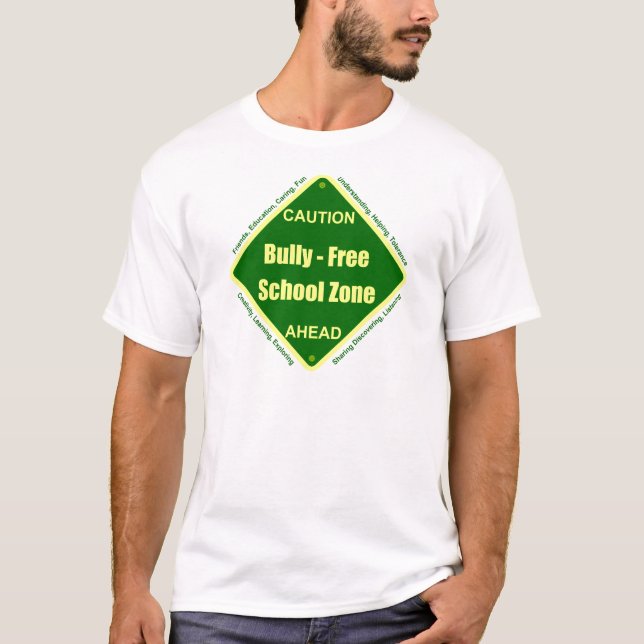 Camiseta Matón - zona de la escuela libre (Anverso)