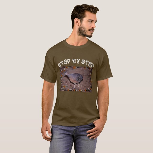 Camiseta Matorral Tinamou (Anverso completo)