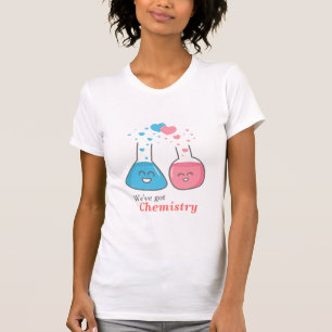 Camiseta Matraces de laboratorio lindos enamorados, tenemos