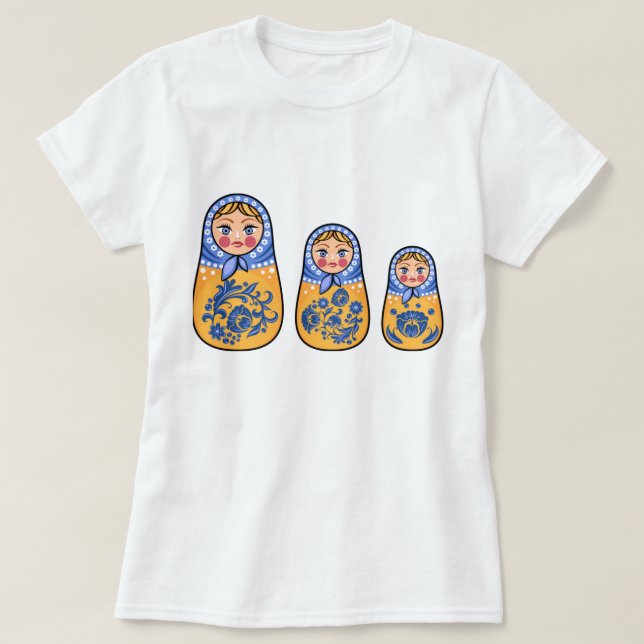 Camiseta Matreshka (Diseño del anverso)
