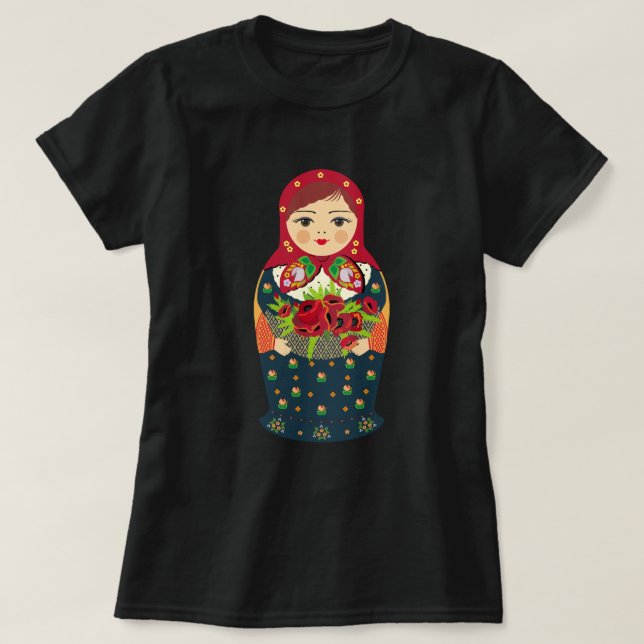Camiseta Matreshka (Diseño del anverso)