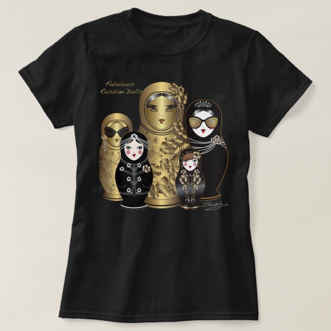 Camiseta Matreshka  Matroshka  ????????  Matryoshka Classic (Diseño del anverso)