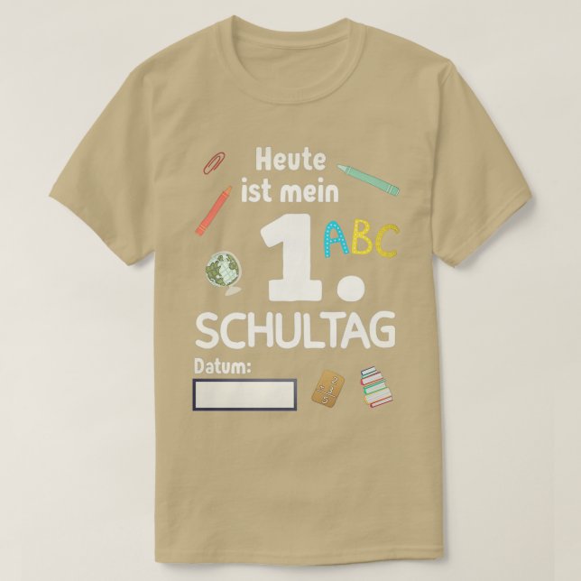 Camiseta Matrícula escolar 2020 escolares 1 (Diseño del anverso)