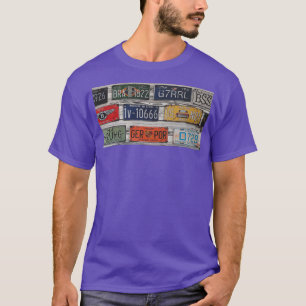 Camiseta Matrículas
