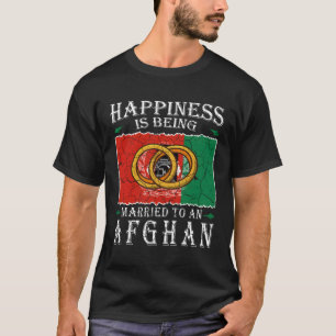 Camiseta Matrimonio afgano Patrimonio de Afganistán raíces