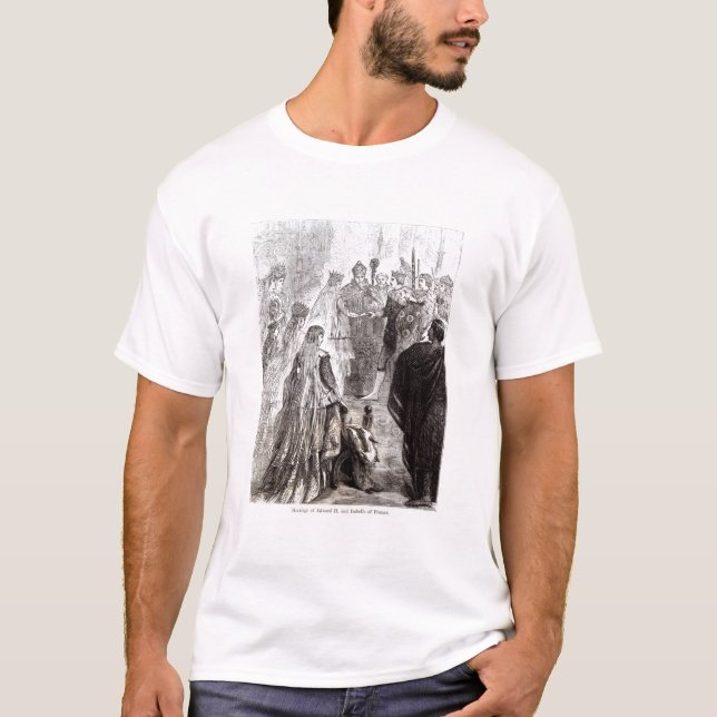 Camiseta Matrimonio de Eduardo II e Isabel de Francia (Anverso)
