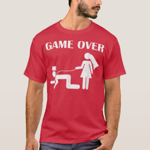 Camiseta Matrimonio de Novia Groom juego de memes casados
