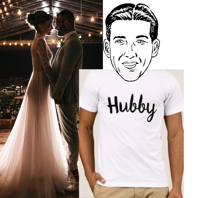 Camiseta Matrimonio de parejas hubby (Subido por el creador)