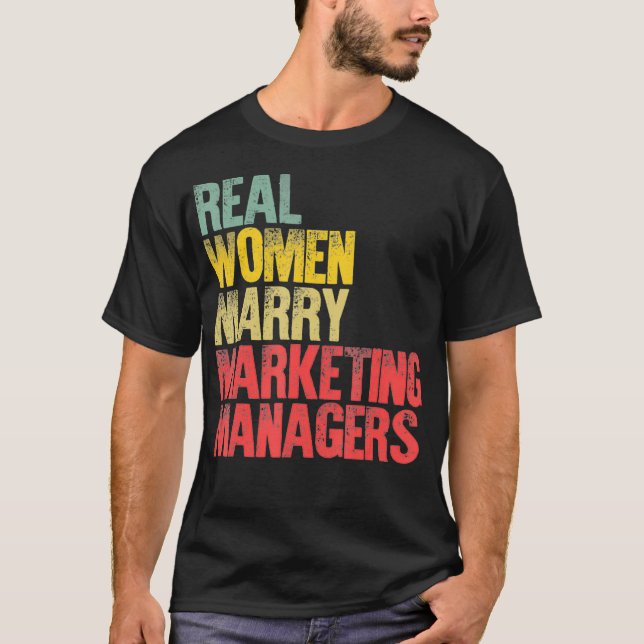 Camiseta Matrimonio divertido Mujeres reales casadas con Ge (Anverso)