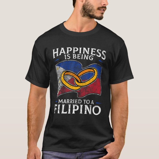 Camiseta Matrimonio filipino boda cultural sobre el patrimo (Anverso)