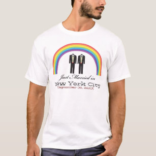 Camiseta Matrimonio homosexual (hombres): Apenas casado
