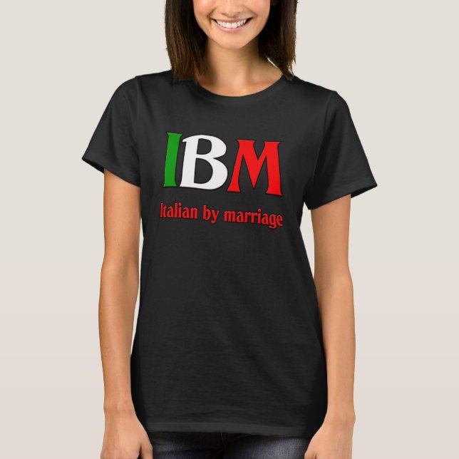 Camiseta Matrimonio italiano (Anverso)