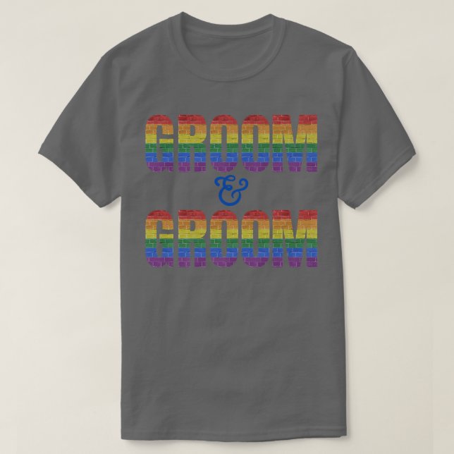 Camiseta Matrimonio LGBTQarma y crece para (Diseño del anverso)