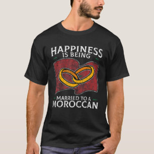 Camiseta Matrimonio marroquí Marruecos raíz herencia casada