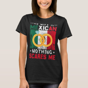 Camiseta Matrimonio mexicano México raíz herencia casada