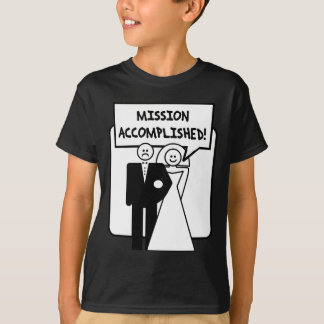 Camiseta Matrimonio "Misión cumplida"