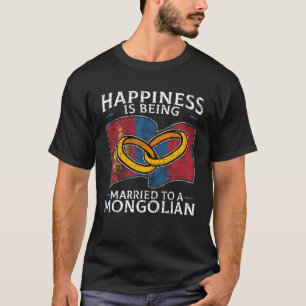Camiseta Matrimonio mongol Mongolia Rota patrimonio conyuga