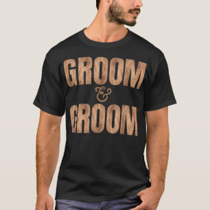 Camiseta Matrimonios LGBTQ Groom y Groom
