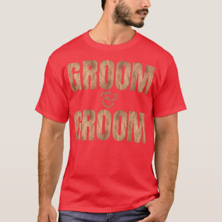 Camiseta Matrimonios LGBTQ Groom y Groom