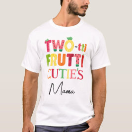 Camiseta Matriz de 2º cumpleaños de Frutti Cutie Fruit