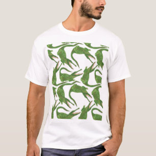Camiseta Matriz de agua blanca de cocodrilo