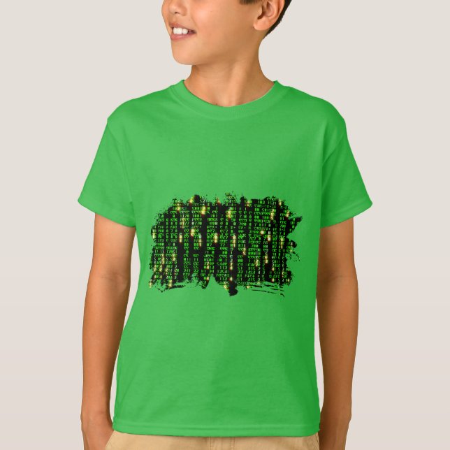 Camiseta Matriz de código (Anverso)