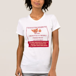 Camiseta Matriz narcisista dice