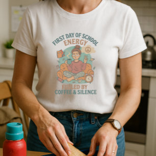 Camiseta Matriz y divertida; primer día de la energía escol