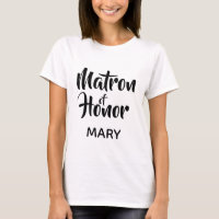 Matrón de guión negro de honor en monograma