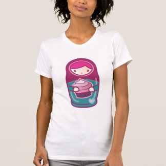 Camiseta matryoshka del kawaii