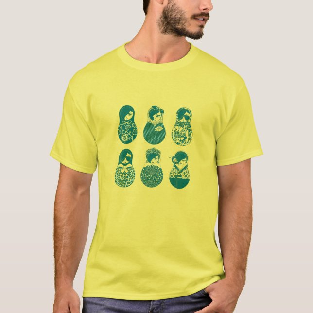 Camiseta Matryoshka / Equipo Ucrania / Bandera Ucraniana (Anverso)