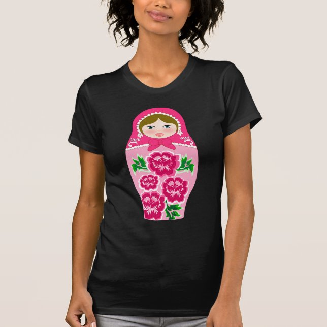 CAMISETA MATRYOSHKA, MUÑECA RUSA (Anverso)