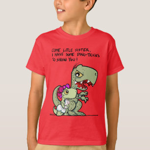 Camiseta Matt-Rex Hermana Pequeña Trucos de Hermanos