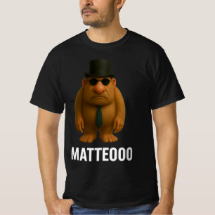 Camiseta Matteo Mateo Matteooo Memes de Brainrot Italiano