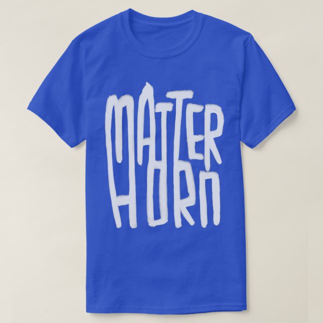 Camiseta Matterhorn (Diseño del anverso)