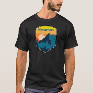 Camiseta Matterhorn Suiza Italia Sunrise