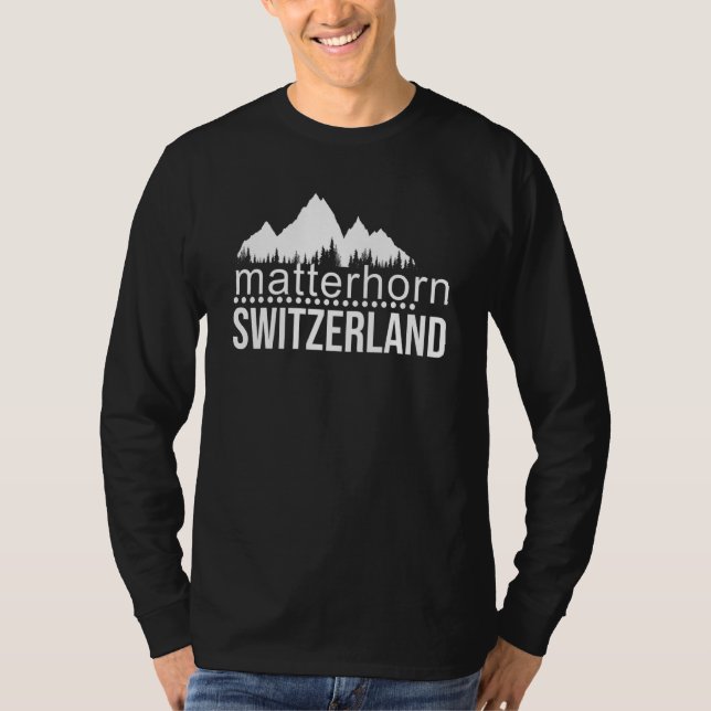 Camiseta Matterhorn Switzerland (Anverso)
