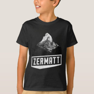 Camiseta Matterhorn Zermatt Suiza vacaciones de esquí
