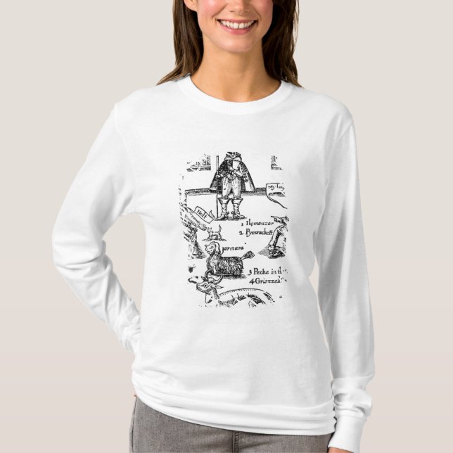 Camiseta Matthew Hopkins, el general de Witchfinder (Anverso)