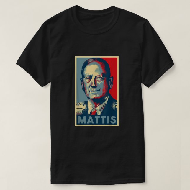 Camiseta Mattis Para Presidente 2020 General Mad Dog Mattis (Diseño del anverso)