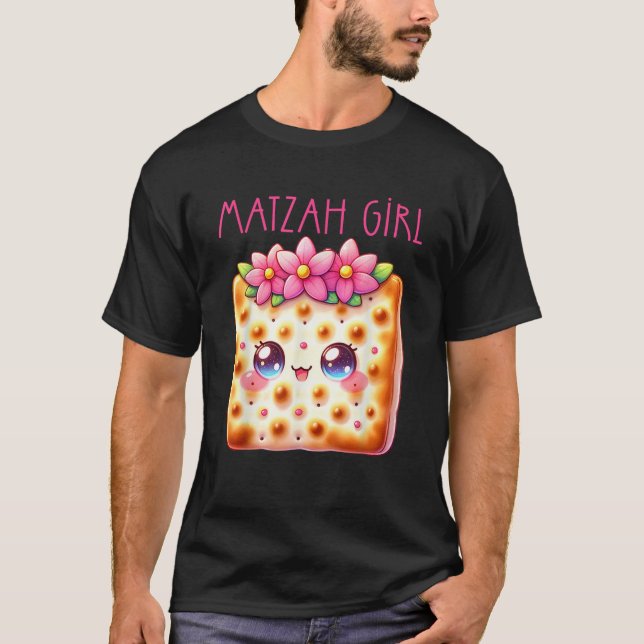 Camiseta Matzah Girl Happy Passover Jewish Pesach Seder Afi (Anverso)