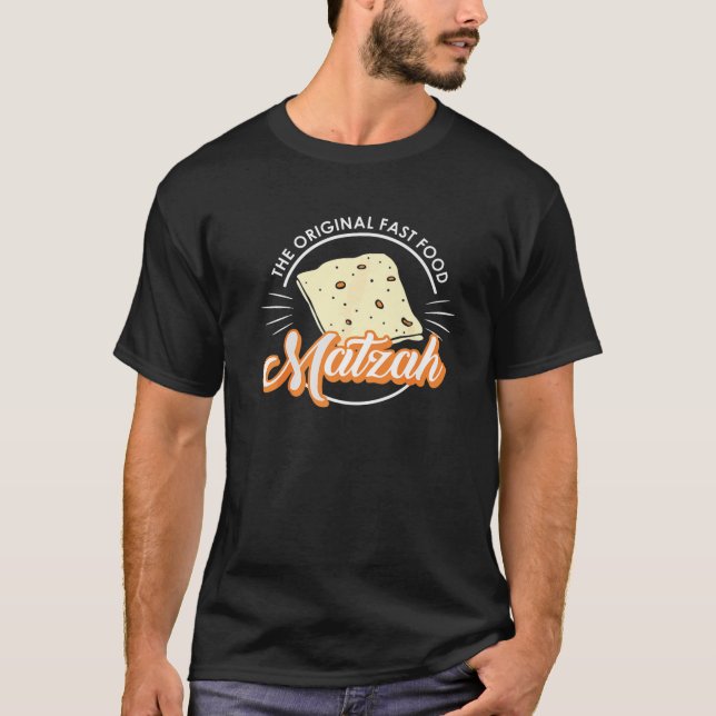 Camiseta Matzah La Bola De Comida Rápida Original Matzo (Anverso)