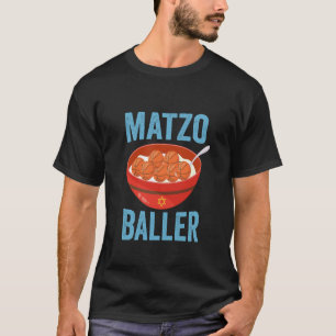 Camiseta Matzo Baller Funny Baloncesto Hanukkah Holiday