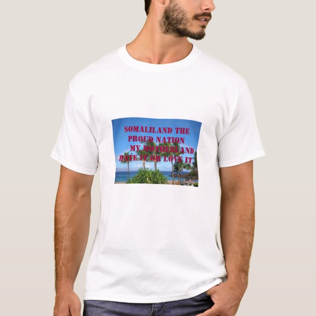 Camiseta Maui64, SOMALILANDIA la NACIÓN ORGULLOSA      MI (Anverso)