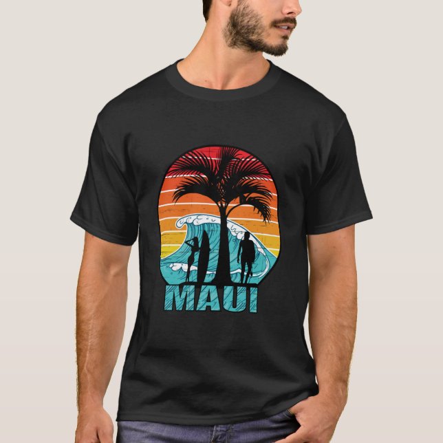 Camiseta Maui Beach Hawaii (Anverso)